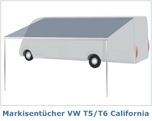 Hochwertige Markisentücher für VW T4 / T5 / T6 Wohnmobile